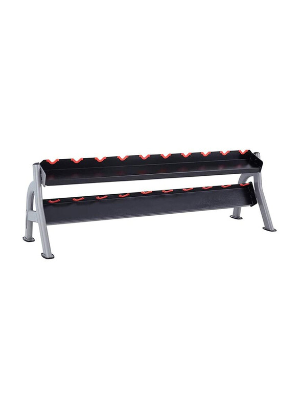

Generic Dumbbell Racks Commercial Hexagonal Adjustable Dumbbell Weight Rack, 97 x 51 x 88cm, Black