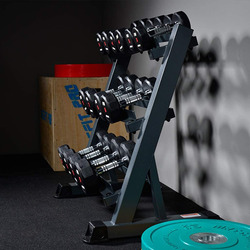 Dumbbell Rax Multi-Layer Dumbbell Storage Rack, 81 x 60 x 84cm, Black