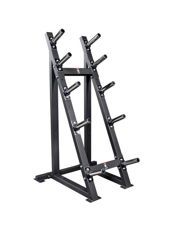 Body Solid High Capacity Olympic Plate Rack, Black