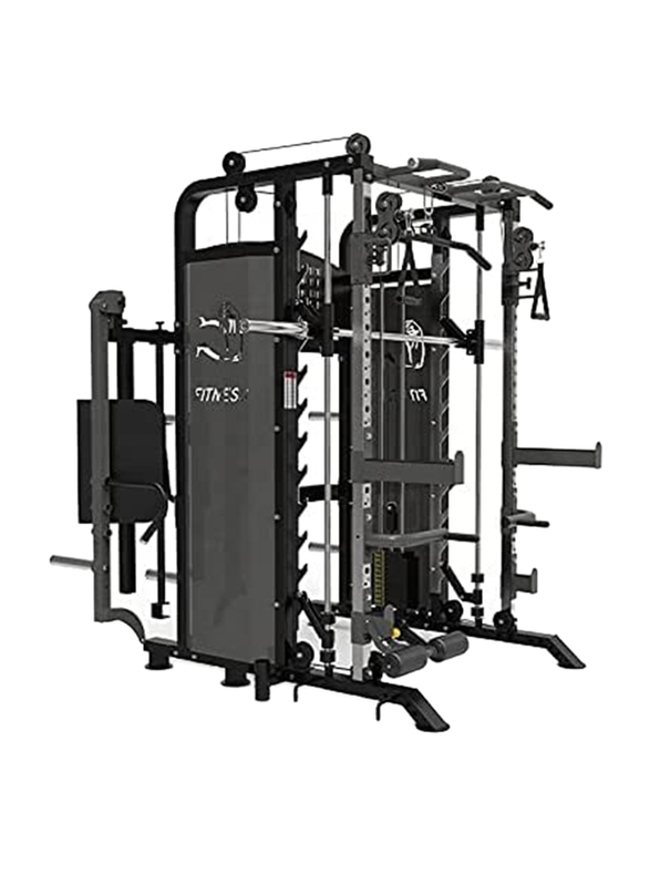 Miracle Fitness Monster Multifunctional Luxury Gym Station, DY-9000, Black/Grey