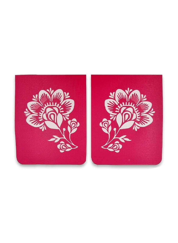 

Henna Nafees Stencil Sticker, BB-176, Pink