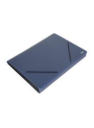 Deli 13 Pockets Expanding File Standard Series, A4 Size, Blue