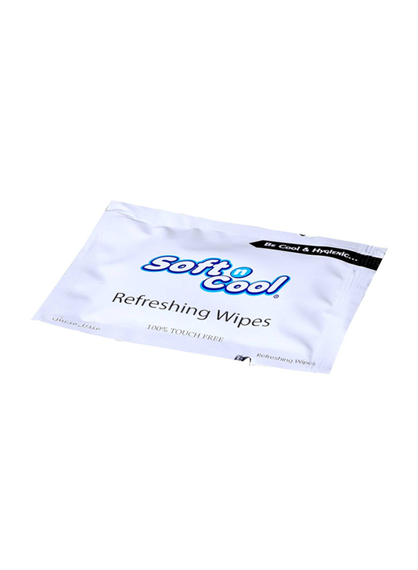 SoftnCool Wet Refreshing Tissues, Large, 7 x 11cm, 1000 Pieces