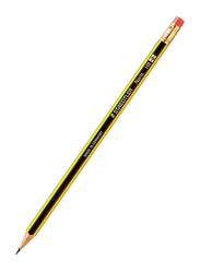 Staedtler 12-Piece Noris 122 HB2 Pencil Set, with Rubber Tip, Multicolour