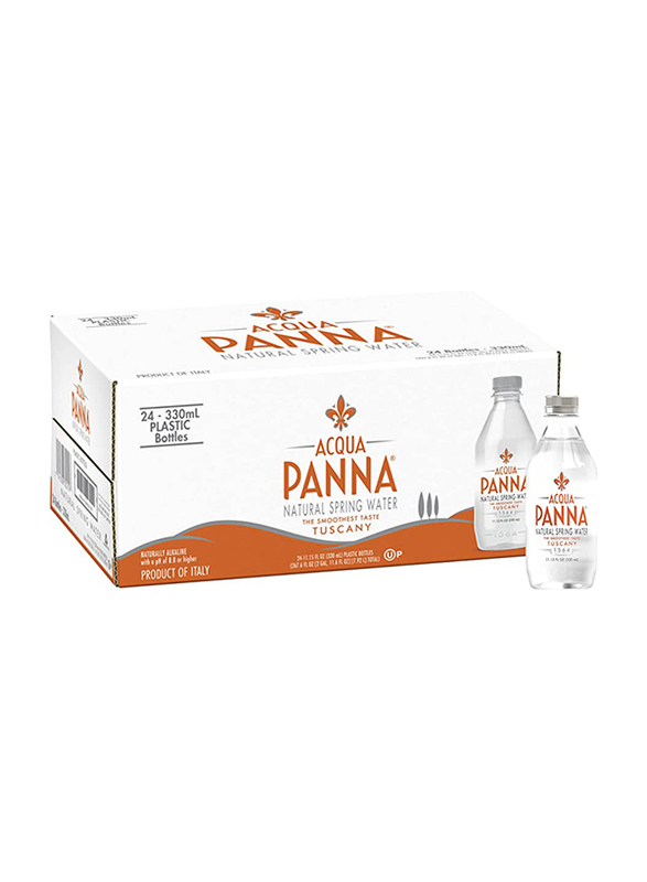 Acqua Panna Plastic Water Bottles, 24 x 330ml