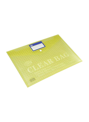 FIS My Clear Bag, A4, Yellow ( pack of 12 pcs)