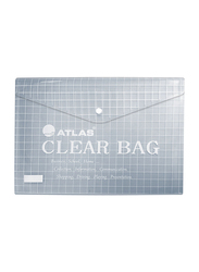 Atlas My Clear Bag, Clear ( pack of 12 pcs)