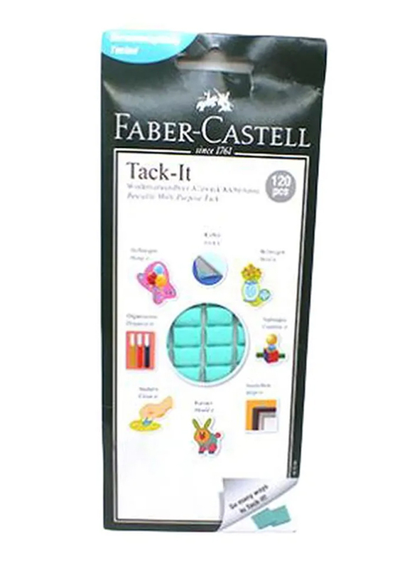 Faber-Castell Tack-It Reusable Adhesive Set, 75gm, Green