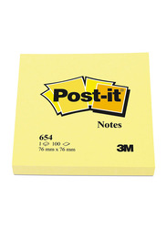 3M Post-it 3" X3" Yellow (Pack of 6 pads)