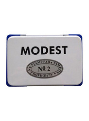 Modest No 2. Stamp Pad, 11 x 7cm, Blue