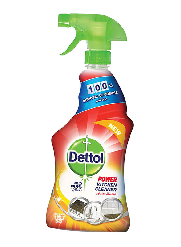 

Dettol Orange Healthy Kitchen Power Cleaner Spray, 500ml