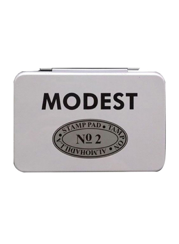 Modest No 2. Stamp Pad, 11 x 7cm, Black