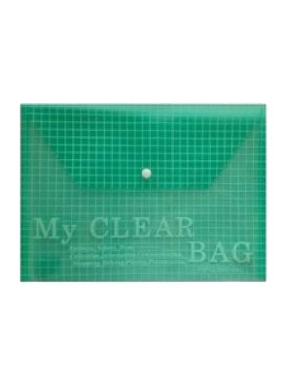 FIS My Clear Bag, A4, Green