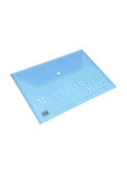 FIS My Clear Bag, A4, Blue ( pack of 12 pcs)