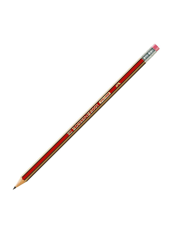 Faber-Castell Dessin Lead Pencil, 12 Pcs, Black
