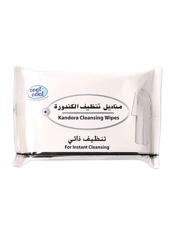 

Cool & Cool Kandora Cleansing Wipes, 12 Sheets