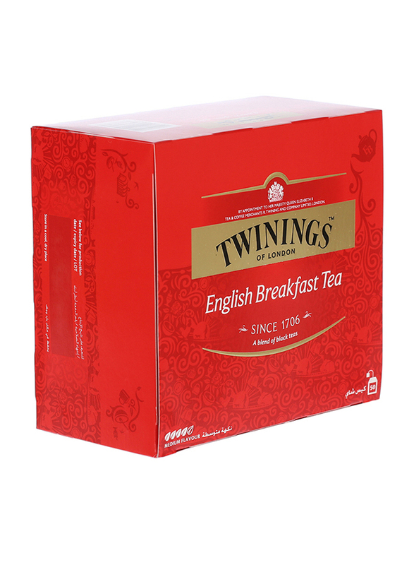 Twinings English Breakfast Tea, 50 Tea Bags