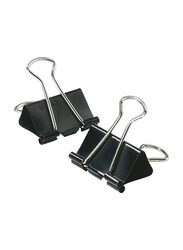 Deluxe Binder Clips, 32mm, 12 Pieces, Black