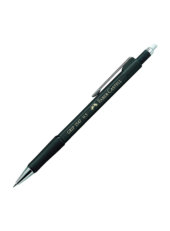 Faber-Castell Grip 1347 Matic Mechanical Pencil with Lead, 0.5mm, Green