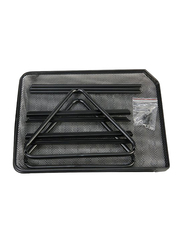 Deli Mesh 3 Tier Letter Tray, Black