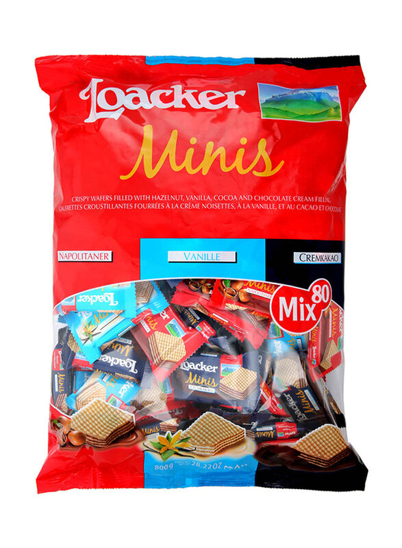 

Loacker Minis Mix Wafer, 800g