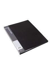 Deluxe 30 Pocket Display Book, A4 Size, Black