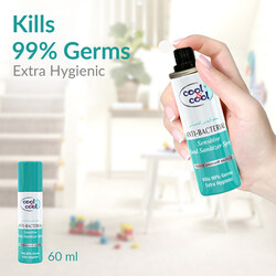 Cool & Cool Sensitive Hand Sanitizer Spray, 60ml