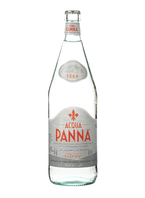 Acqua Panna Glass Bottled Drinking Mineral Water, 12 x 1 Litre