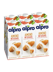 Alpro No Sugar Almond, 6 x 1 Liter
