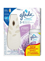 Glade Air Freshener Automatic Spray Holder with Lavender and Vanilla Refill Can, 269 ml