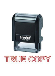 Trodat Printy 4911 Self-Inking "TRUE COPY" Stamp, Red