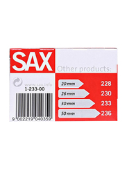 Sax 230 Paper Clip, 100 Pieces, 26mm, Silver