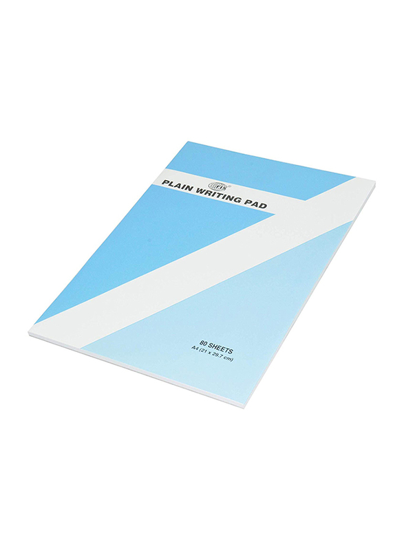 FIS Plain Letter Pad, 80 Sheets, A4 Size