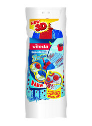 Vileda 3 Action Supermocio Floor Mop Refill, Multicolour