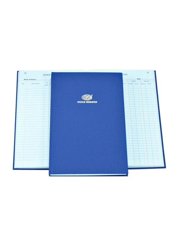 FIS Stock Register, 2 Quire, F/S Size, 192 Sheets, 100 GSM