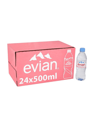 Evian Mineral Water, 24 x 500ml