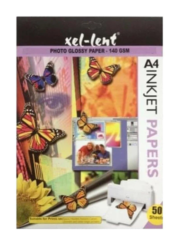 Xellent Glossy Paper, 50 Sheets, 180 GSM, A4 Size