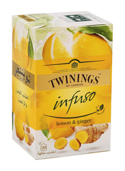 Twinings Infuso Lemon & Ginger Tea, 20 Tea Bags