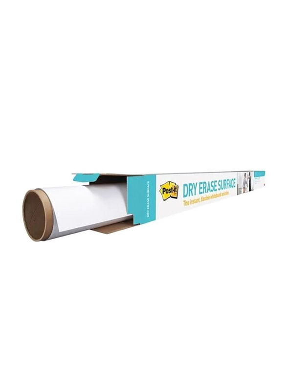 3M Post-It Dry Erase Surface, 180 cm x 120cm, White