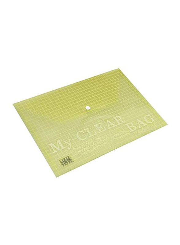 FIS My Clear Bag, A4, Yellow