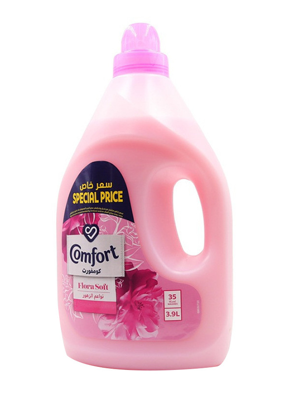 Comfort Flora Fabric Softeners Pink, 3.9 Liters