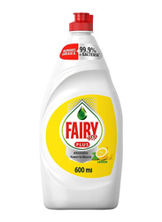 Fairy Liquid Plus Lemon Dishwashing Liquids, 600ml