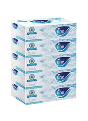 Fine Facial Tissues, 2 Ply x 200 Sheets x 5 Pieces