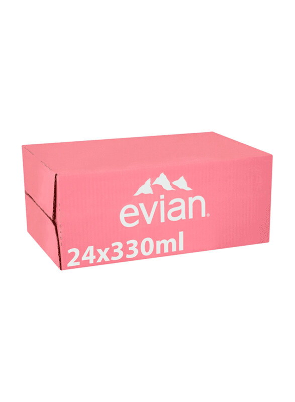 Evian Mineral Water, 24 x 330ml