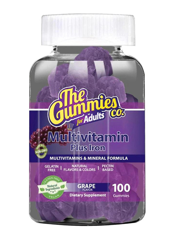 The Gummies Multivitamin + Iron Adults, 100 Gummies