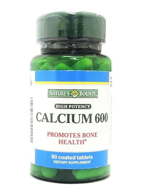 Nature's Bounty Calcium 600 Dietary Supplements, 60 Tablets