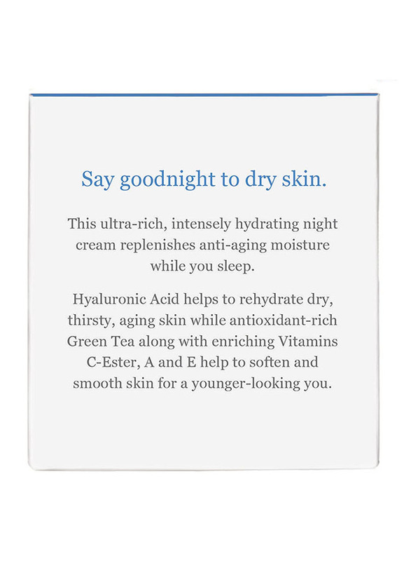 Derma E Hydrating Night Cream with Hyaluronic Acid, 56gm
