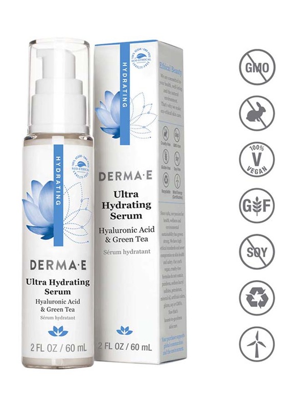 Derma E Hydrating Serum with Hyaluronic Acid, 60ml