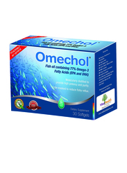Vital Health Omechol, 30 Softgels