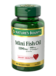 Nature's Bounty Mini Fish Oil Dietary Supplements, 90 Softgels